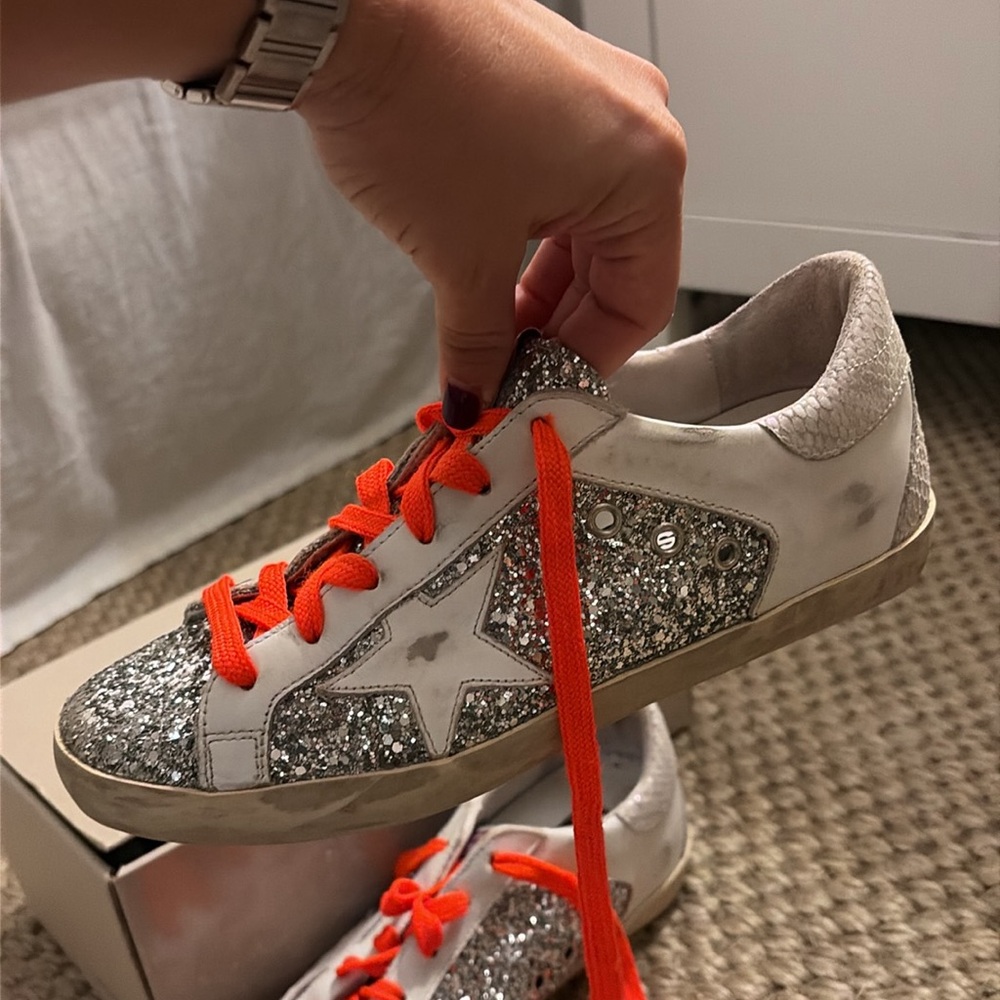 Golden Goose Superstar Sneakers EUC sz 38 - Picture 3 of 4